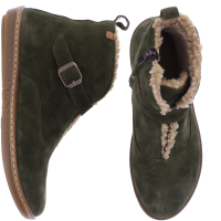 El Naturalista | Coral | N5349 | Forest-Olive | Kalbsleder | Damen Bootie mit Warmfutter