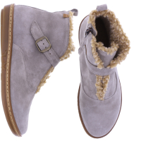 El Naturalista | Coral | N5349 | Taupe-Grau | Kalbsleder | Damen Bootie mit Warmfutter