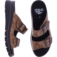 Fidelio | Glory | Cuoio Priming-Braun | Leder | Weite: G½ | Damen Pantoletten