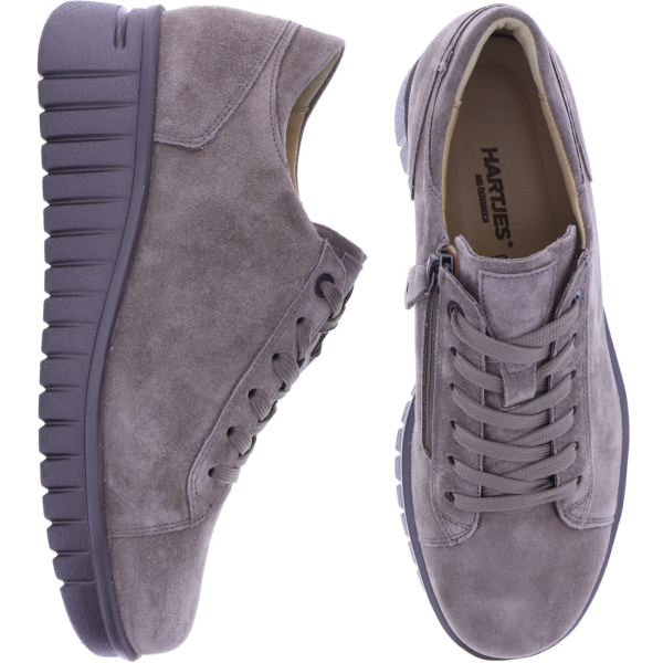 Hartjes | Country | Muskat-Taupe| Velourseder | Weite: H | 1622201-0900 | Damen Komfort-Schnürer