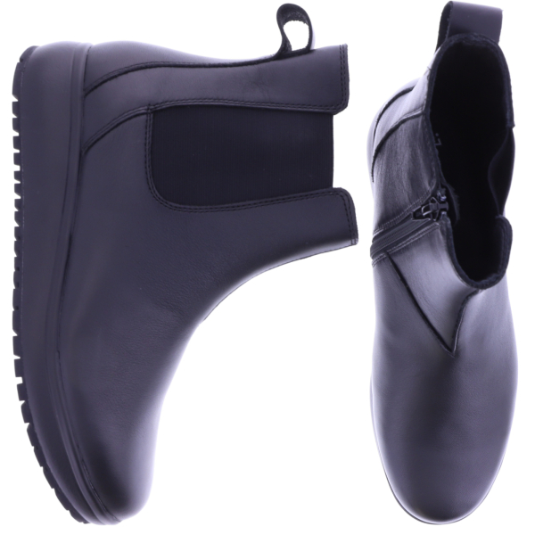 Joya | London III | Schwarz | Premium-Leder | Weite: G | JY014A | Damen Aktiv Chelsea-Boots