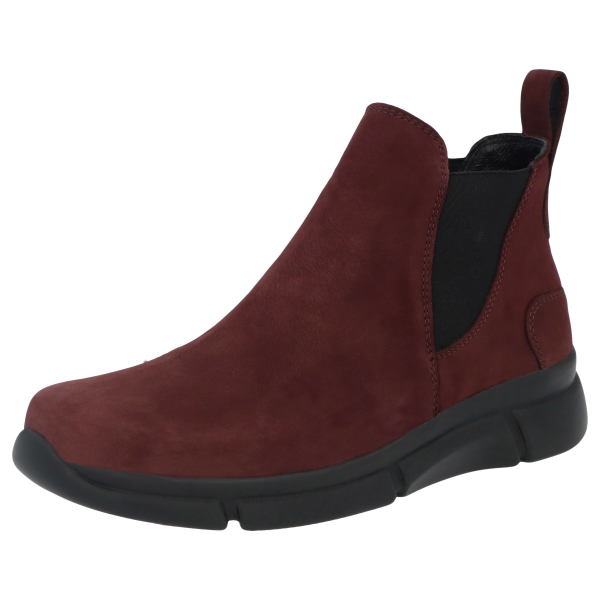 Berkemann | Lise | Weinrot Nubukleder | Form: Marbella | 05138-212 | Damen Chelsea-Boots