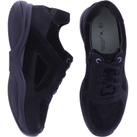 Xsensible Stretchwalker | SWX23 | Black| Stretch-Leder | 325002-001 | Herren Komfort Sneakers