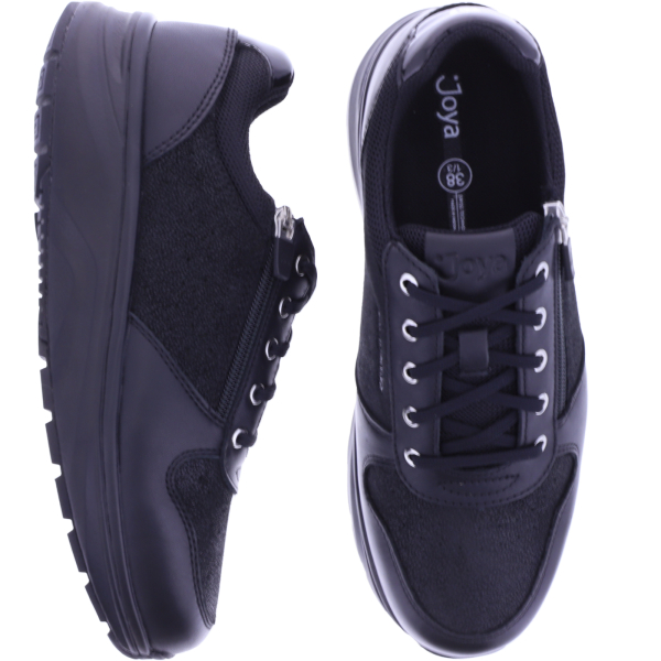 Joya | Dynamo Zip | Black II | Glattleder | Weite: H | JY065A | Damen Aktiv Schuhe