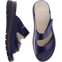 Fidelio | Glory | Notte Corny-Blau | Leder-Stretch | Hallux | Weite: G½ | Damen Pantoletten