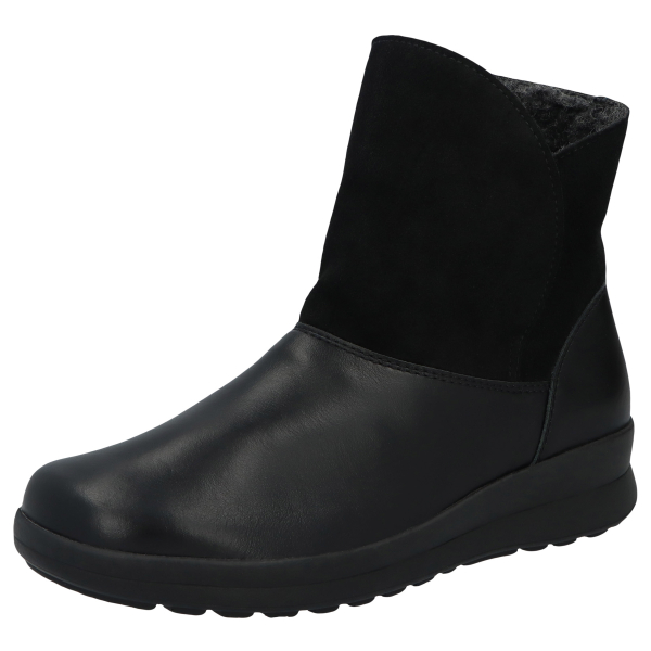 Berkemann | Gela | Schwarz Leder | Lammfellfutter | Form: Vail | 05375-077 | Damen Bootie