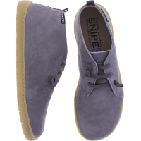 Snipe | Barefoot | 05283-055 | Gris-Grau | Nubukleder | Damen Barfußschuhe