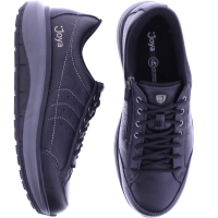 Joya | Moscow | Black-Schwarz | Premium Glattlleder | Weite: HK | JY542A | Herren Aktiv Schuhe