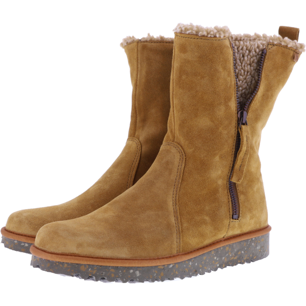 El Naturalista | Felsen | N5633 | Toffee-Braun | Kalbsleder | Damen Stiefel mit Warmfutter