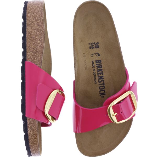 Birkenstock | Madrid Big Buckle | Fuchsia-Fusion Lack | Birko-Flor | Weite: Normal | 1027842 | Damen