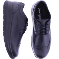 Joya | Pasofino III | Black-Schwarz Leder | Weite: G | JY541A | Herren Aktiv Schuhe