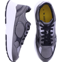 Xsensible Stretchwalker | Helix | Old Silver Combi | Leder | 330054-993 | Damen Premium Sneakers